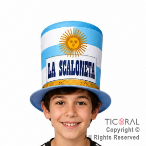 SOMBRERO GALERA ARGENTINA MUNDIAL DISE�OS SURTIDOS x 5